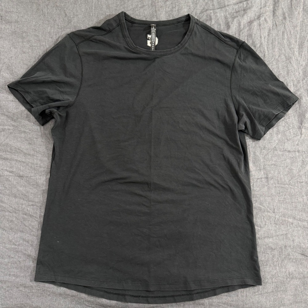 Lululemon 5 Year Basic Tee XL Black Gatorade Logo Pima Cotton Blend T-Shirt